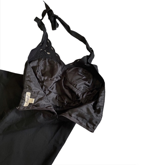 Vintage halter mini dress with eyelet detail - Picture 6 of 10